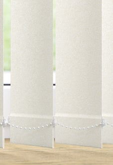 Shimmer (Blackout), Quartz Cream - Vertical Blind Slats
